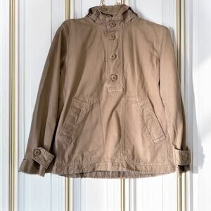 J.CREW Archive Heritage Silhouette Issued Military Anorak Hooded Jacket Size XS